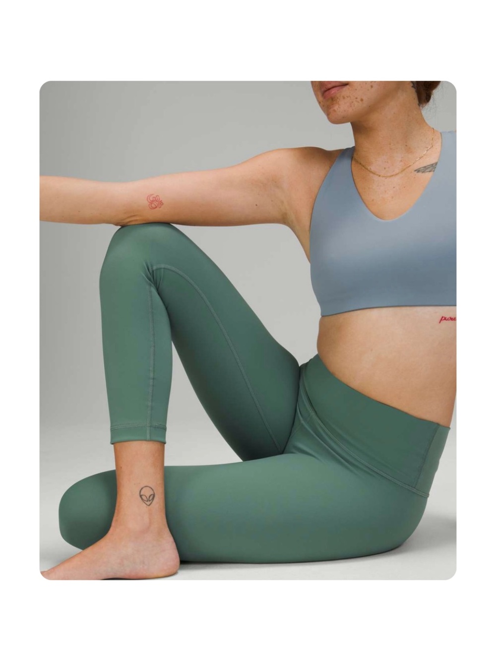 ★ Lululemon Wunder Under High-Rise Limited Release Elevated Teal Leggings 8 ★